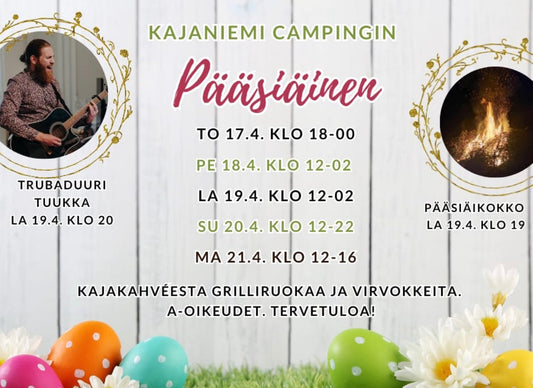 Kevät keikkuen tulevi!
