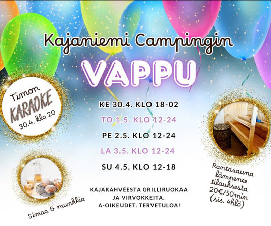 Wappua juhlitaan NYT! 🎈