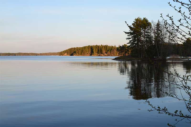 Telttapaikka rannassa / vrk - Kajaniemi Camping